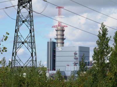 Power Plant Uniper - Günyű - Hungary-stock-foto