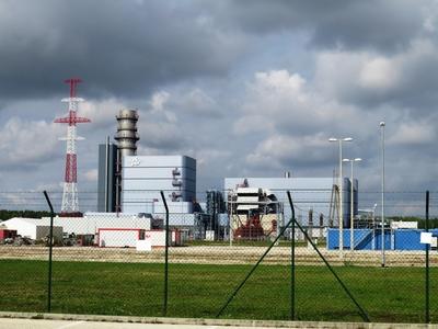 Power Plant - Gönyű - Hungary-stock-foto