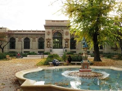 Millennium Hose - Museum - Budapest - City Park-stock-photo