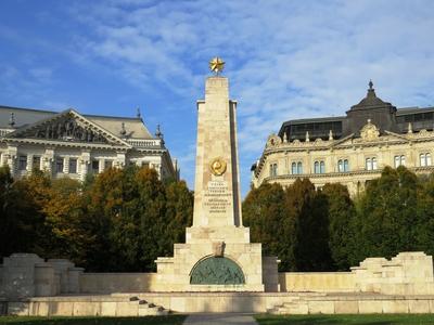 Monument of Liberation - Budapest - Nazi occupation-stock-photo