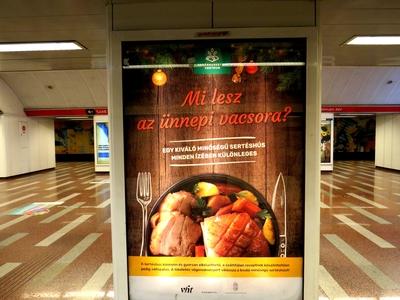 What will be the Christmas dinner? - Advertising  poster-stock-foto