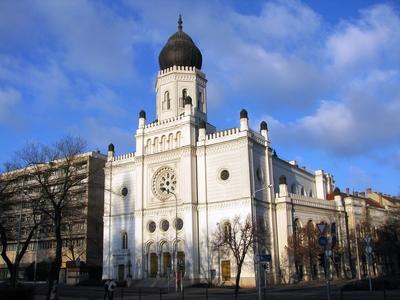 House of Science and Technology - Synagogue - Kecskemét-stock-photo