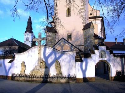 Franciscan Church - Kecskemét - reformed Church-stock-foto