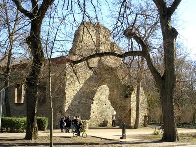 People talking in the Spring Sunshine - Budapest-stock-photo