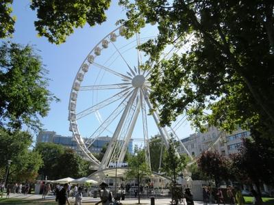 Budapest Big Eye Wheel-stock-photo