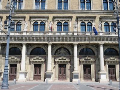 Corvinus University of Economics - Budapest-stock-foto