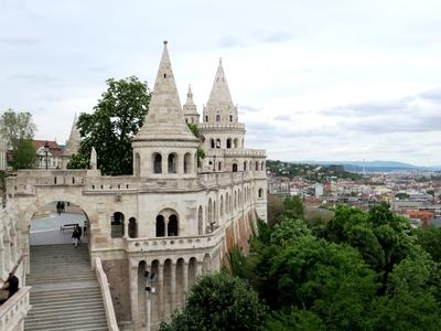 Fischerman's Bastion - Budapest - Buda Hills-stock-foto
