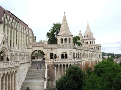 Fischerman's Bastion - Budapest-stock-foto