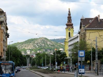 Buda view - Budapest - Villányi street - Sas hill-stock-foto