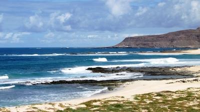 Atlantic Coast Cape Verde Archipelago - Boa Vista Island-stock-photo