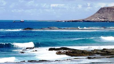 Atlantic Coast - Cape Verde - Boa Vista Island-stock-photo