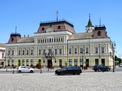 Baja town hall - Grassalkovich castle -Neorenaissance-stock-foto