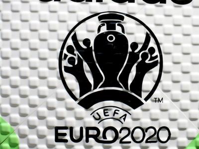 Football European Championship - Logo - UEFA - Sport-stock-photo