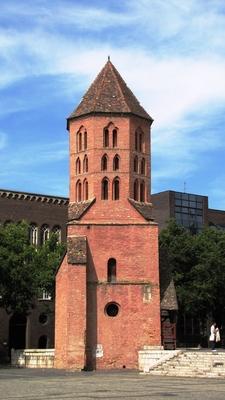 Szeged - St. Demetrius Tower - 13th C. - Hungary-stock-foto
