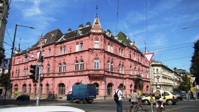 Szeged - Lechner Court - Mikó Palace - Hungary-stock-foto