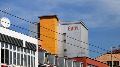 Szeged - Pick salami factory - Food Industry-stock-photo