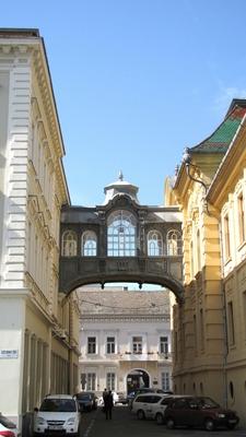 Bridge of Sighs - Szeged - Hungary - Franz Joseph-stock-foto