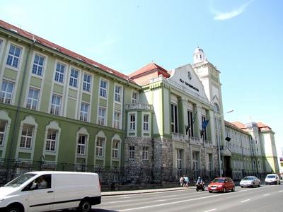 Pécs - University of Sciences - Hungary-stock-photo