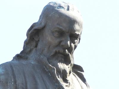 Statue of Ceramist Zsolnay Vilmos - Pécs - Hungary-stock-photo