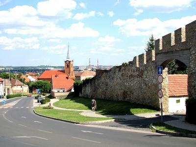Pécs - Medieval City Wall - Hungary-stock-photo