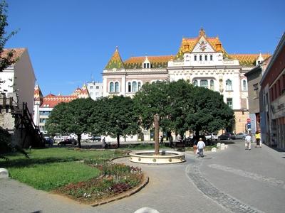Pécs - Downtown - Hungary-stock-photo