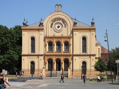 Synagogue of Pécs - Hungary-stock-photo