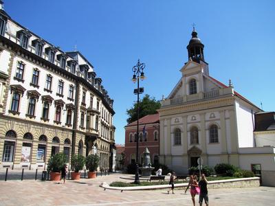 Pécs - City Center - Hungary-stock-foto