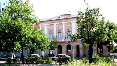 Nagykőrös - Arany János Cultural Center - Hungary-stock-photo