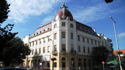 Post Palace - Nagykőrös - Hungary - Architecture-stock-photo