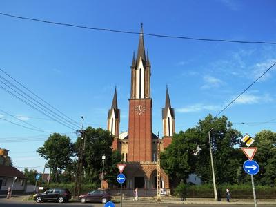 Old Town reformed Church - Budapest - Rákospalota-stock-foto