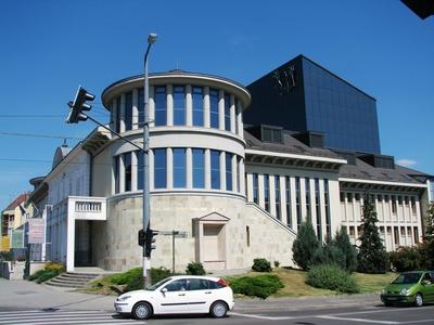 Eger - Theater - Hungary-stock-foto