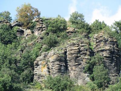 Volcanic Rocks - Somló Hill - Hungary-stock-foto
