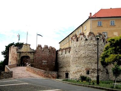 Castle of Siklós - Hungary-stock-photo