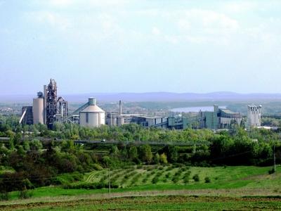 Cement Plant - Vác - Hungary - Industry-stock-foto