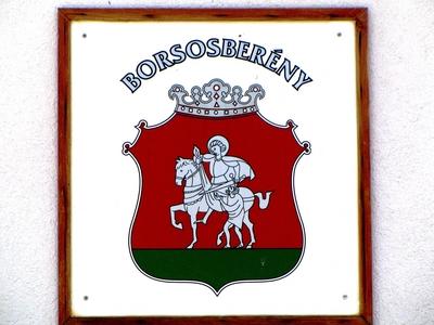 Coat of arms of Borsosberény - Hungary-stock-photo