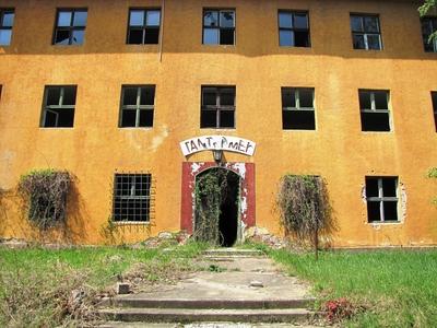 Abandoned Military barracks - Rétság - Hungary-stock-photo