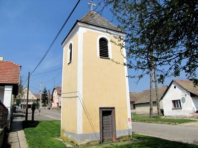 Lutheran belfry - Rétság - Hungary-stock-foto