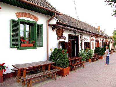 Wine cellars in Villány - Hungary-stock-foto