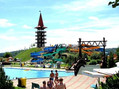 The Aqua City beach in Zalaegerszeg - Hungary-stock-foto