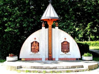 Monument of fight against Turks - Zalaegerszeg - Hungary-stock-foto