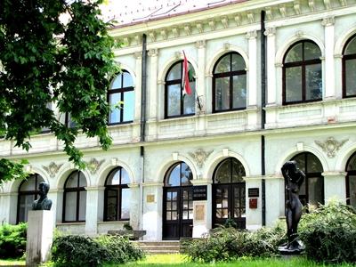 The Göcsej Museum in Zalaegerszeg - Hungary-stock-foto