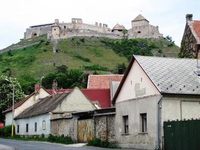 Sümeg - Settlement and Castle - Hungary-stock-foto
