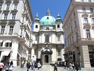St. Peter Chuech - VIenna - Austria-stock-foto