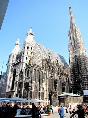 Stephansdom - Vienna's Cathedral - Austria-stock-foto