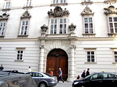 Archbishop's Palace in Vienna - Austria-stock-foto