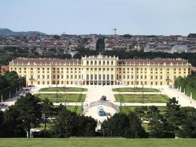 Schönbrunn Palace - Vienna - Austria-stock-photo