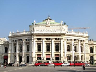 Vienna - Burgtheater - Austria-stock-foto