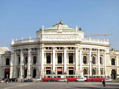 Vienna - Burgtheater - Austria-stock-photo