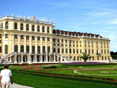 Schönbrunn Palacew - Vienna - Austria-stock-foto