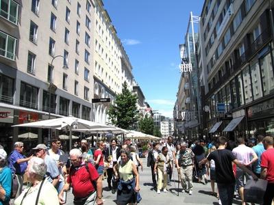 Kartnerstrasse - Vienna - Austria-stock-photo